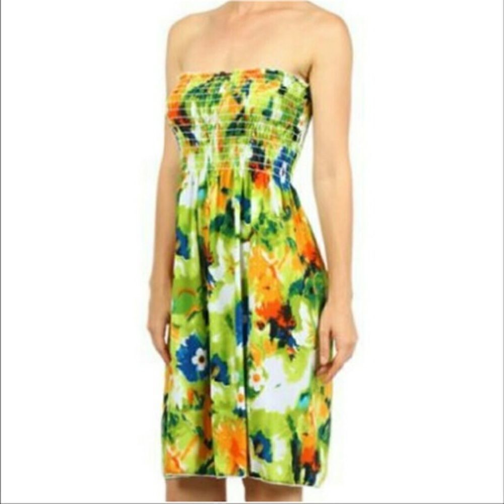 Cache strapless Dress🎀 